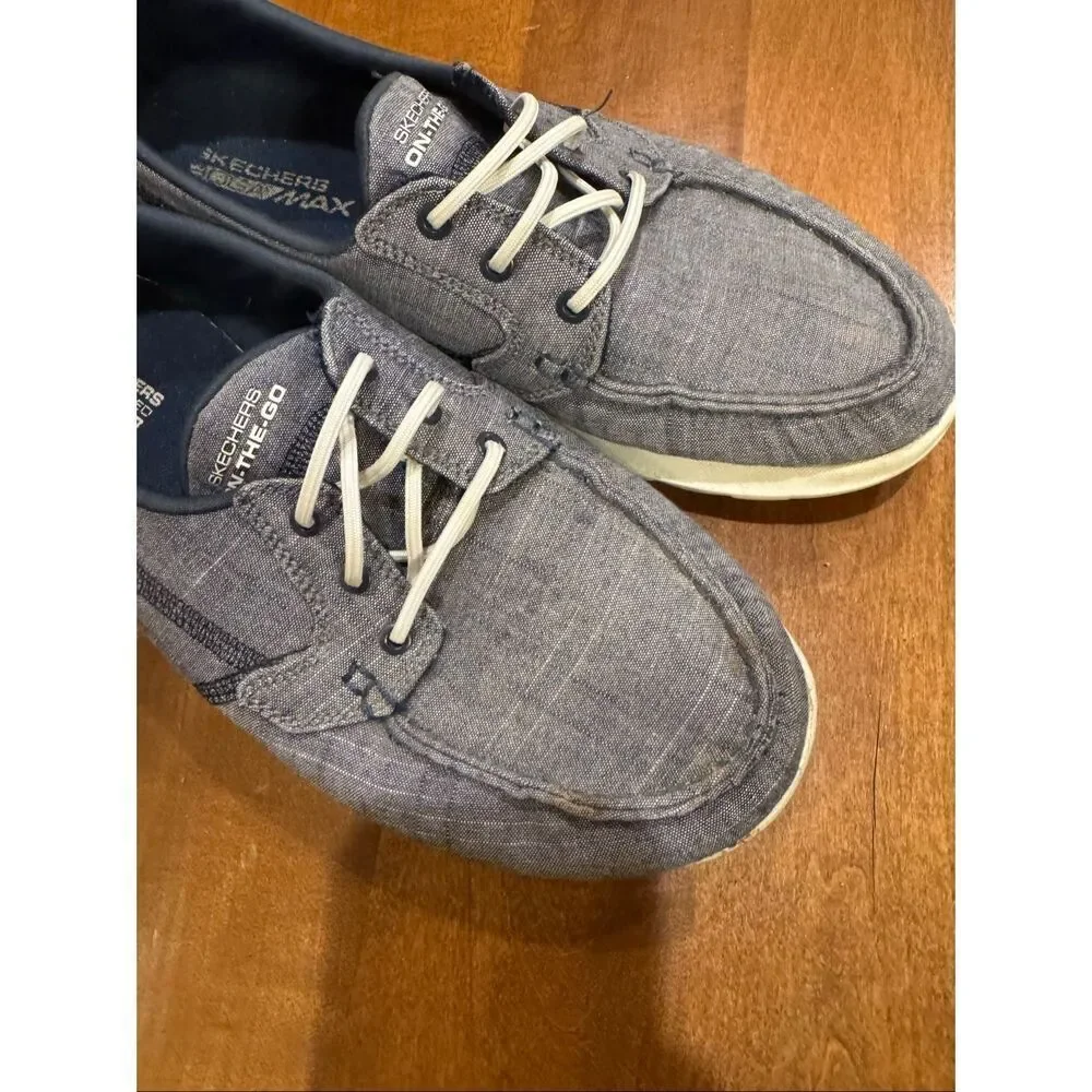 Woman’s well loved Skechers sneakers